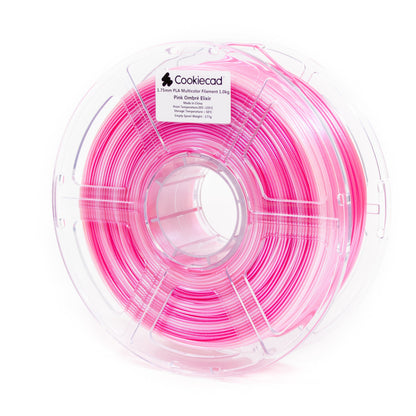 Cookiecad - Pink Ombré Elixir PLA Filament 1.75mm - 1kg / 2.2lbs