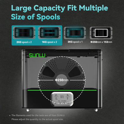 SunLu 2-in-1 3D Filament Dryer & Annealer Box Up to 110°C