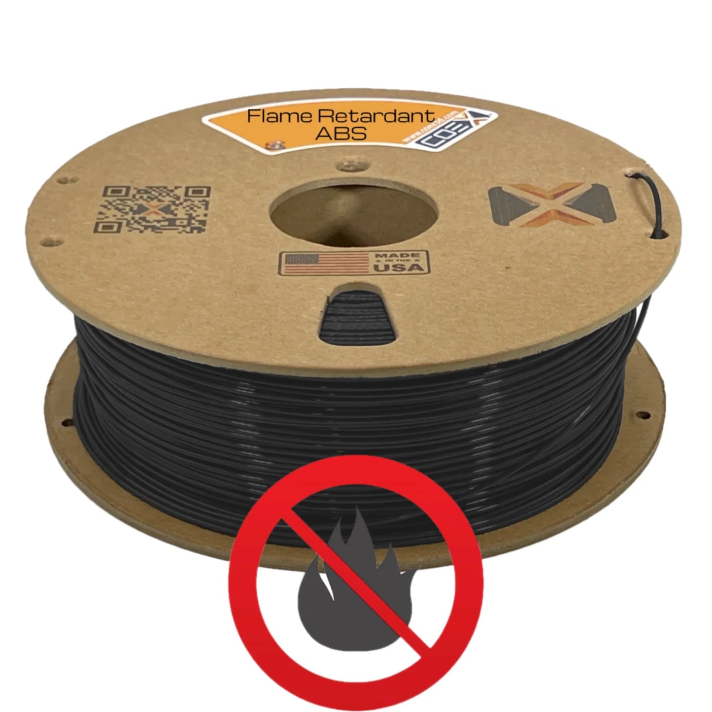 COEX 3D - Flame Retardant Black ABS Filament (UL94 V-0 Rated)