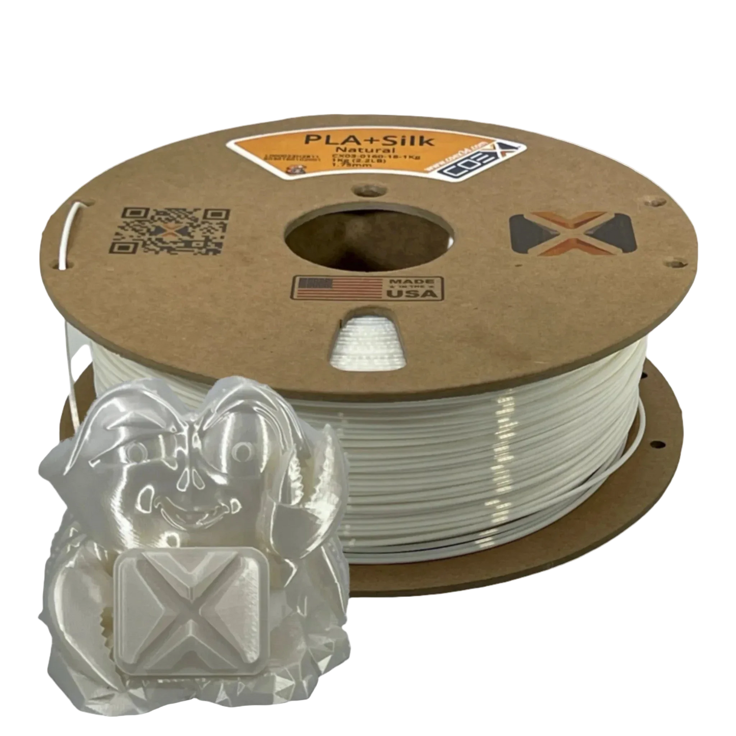 COEX 3D - Frost White PLA+Silk