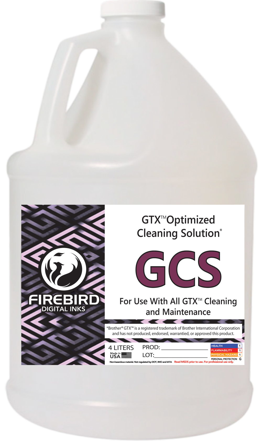 Firebird Ink - GTX Optimized Cleaning Solution