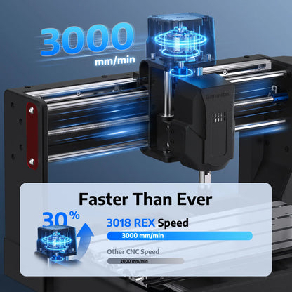 Genmitsu - 3018 REX CNC Router Machine - Pre-Assembled for Beginner & STEM