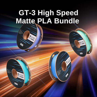 SainSmart - High-Speed Matte PLA Filament 4-Color Bundle 1.75mm 2KG
