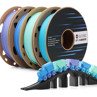 SainSmart - High-Speed Matte PLA Filament 4-Color Bundle 1.75mm 2KG