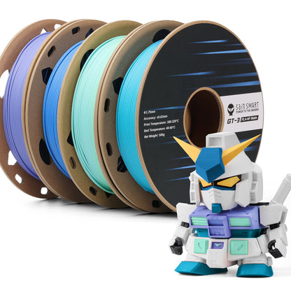 SainSmart - High-Speed Matte PLA Filament 4-Color Bundle 1.75mm 2KG