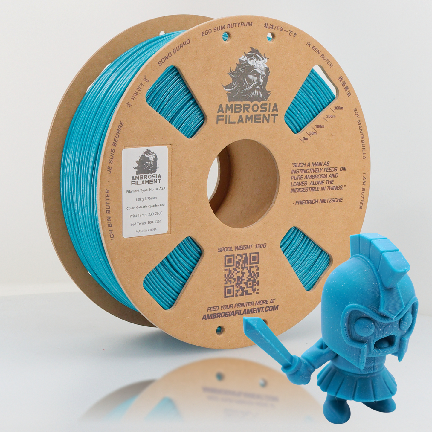 AMBROSIA - Galactic (Sparkle) PLA Filament of the Gods - 1KG
