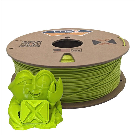 COEX 3D - Gamer Green (Chartreuse) PLA Filament