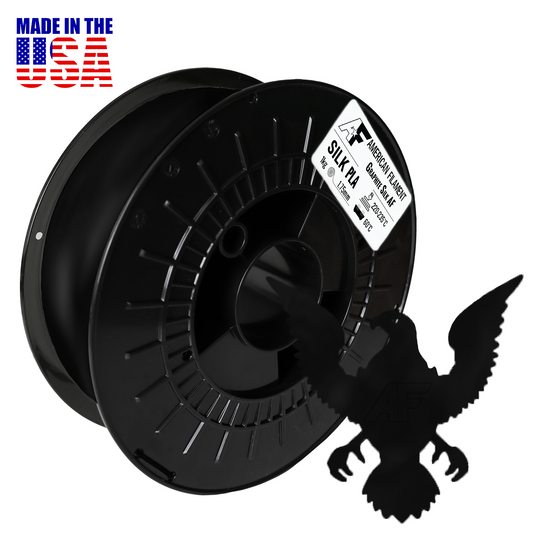American Filament - Graphite AF Silk PLA Filament (1.75mm, 1kg)