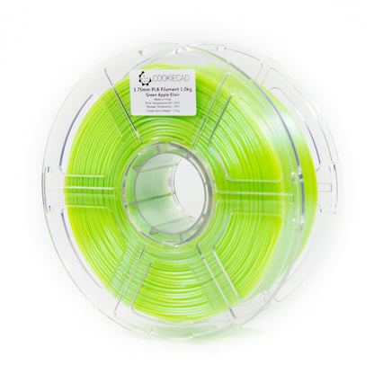 Cookiecad - Green Apple Elixir Shimmer Iridescent PLA Filament (1.75mm, 1kg)