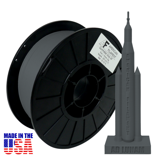 American Filament - Gunmetal Gray AF 1.75mm PLA+ Filament Made in the USA!