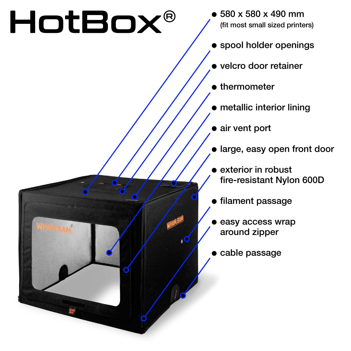 Wham Bam Systems - HotBox - 3D Printer Enclosure