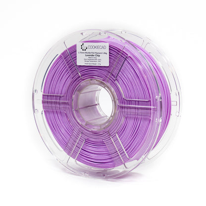 Cookiecad - Lavender Chip Marble PLA Filament – 1.75mm (1kg)