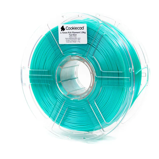 Cookiecad - Teal Elixir PLA Filament 1.75mm - 1kg / 2.2lbs