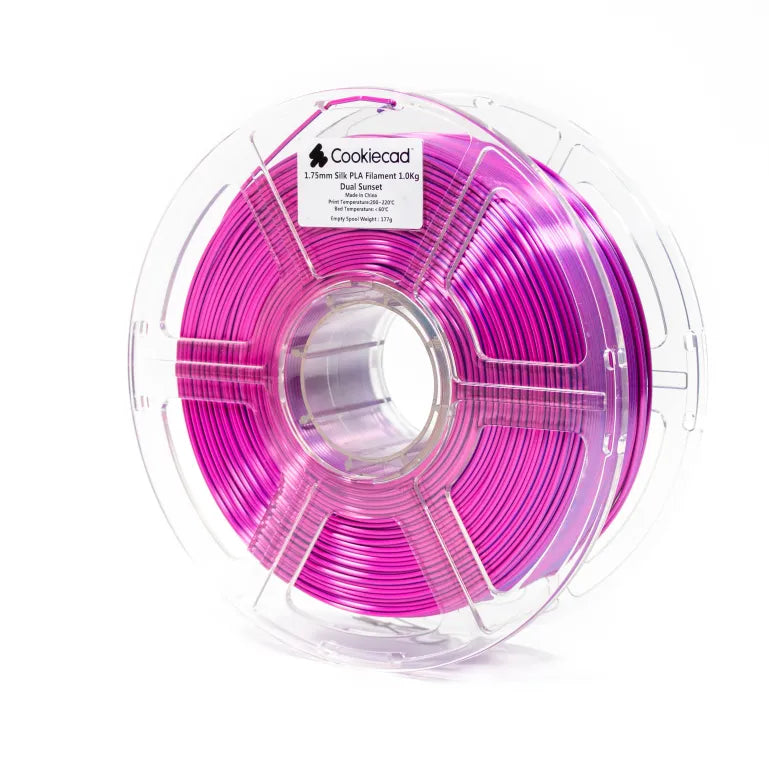 Cookiecad - SILK Dual Sunset PLA Filament 1.75mm, 1kg