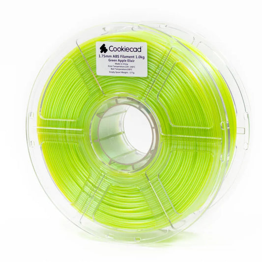 Cookiecad - ABS Green Apple Elixir ABS Filament 1.75mm, 1kg