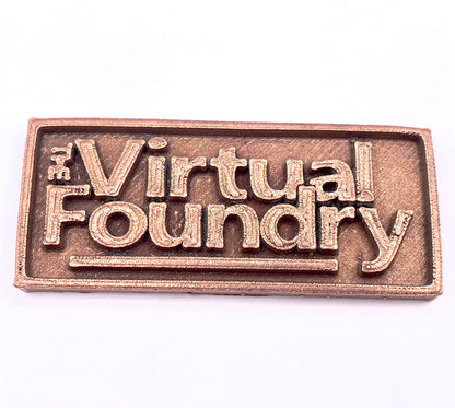The Virtual Foundry Copper Filamet Print and Sinter Kit