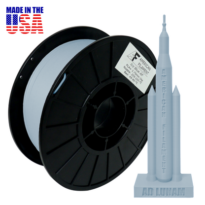 American Filament | Icy Blue AF 1.75mm PLA+ Filament Made in the USA!