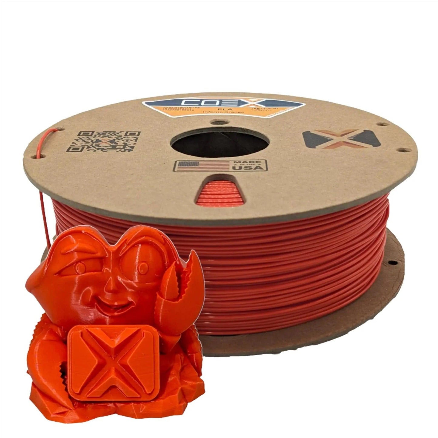 COEX 3D - Inferno Orange PLA Filament