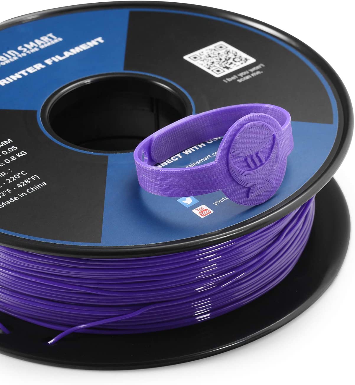 SainSmart - Neon Color TPU Filament Bundle Kit - Cyberpunk Series (1.75mm, 0.8kg x 5 Spools)
