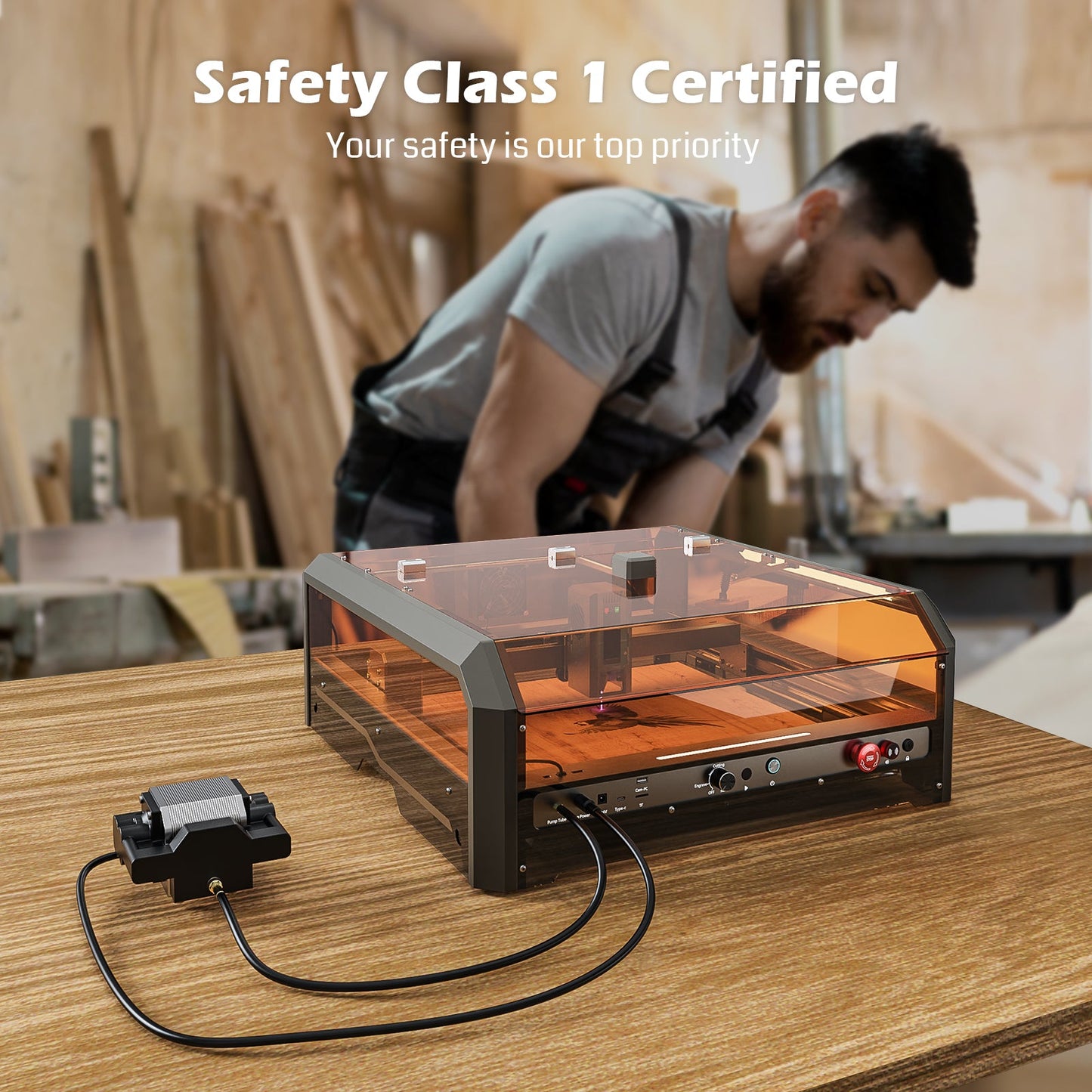 Genmitsu - L8 20W/40W Enclosed Laser Cutter & Engraver