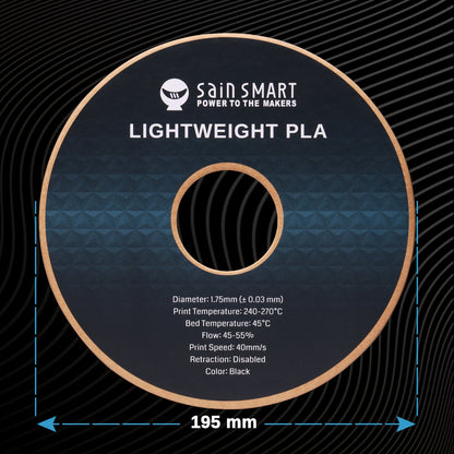 SainSmart - LightWeight PLA Filament - 1.75mm 1KG for RC Planes & Drones