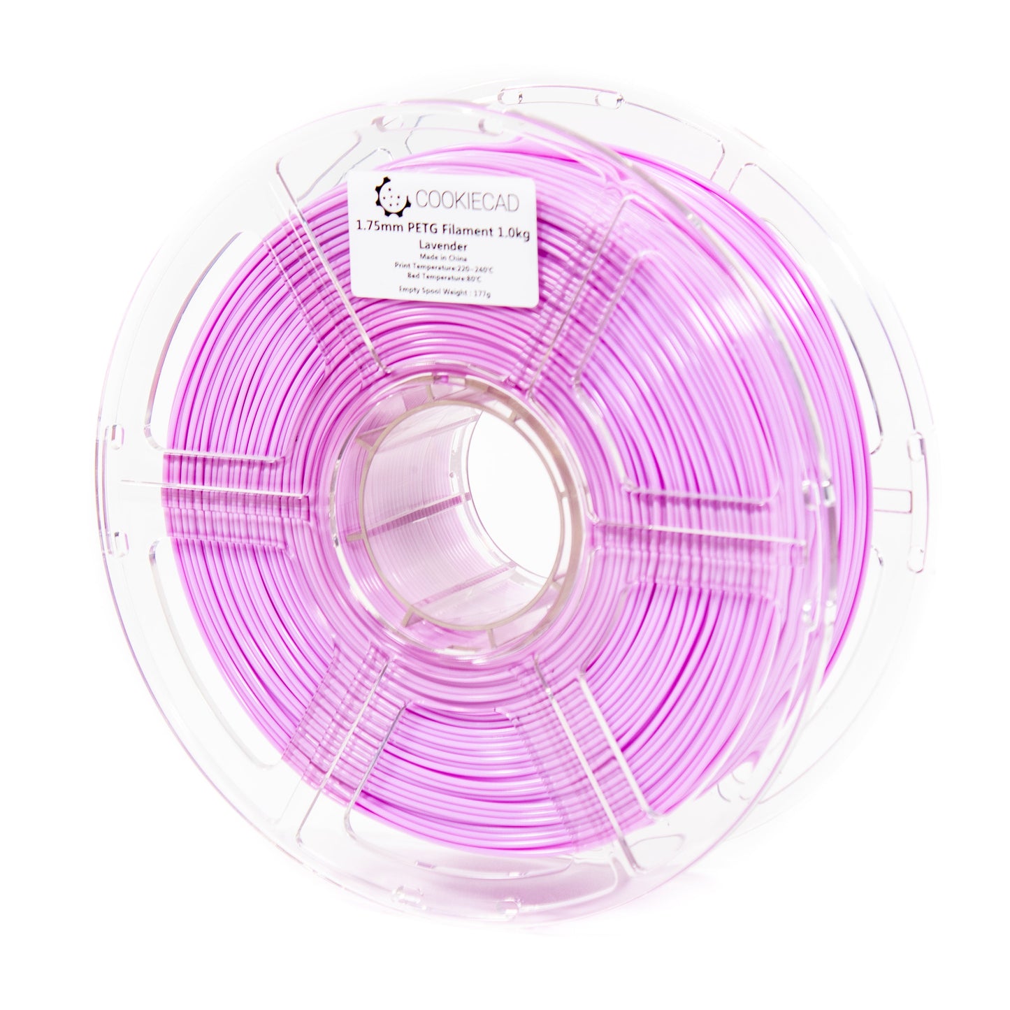 Cookiecad - Lavender PETG Filament – 1.75mm (1kg)