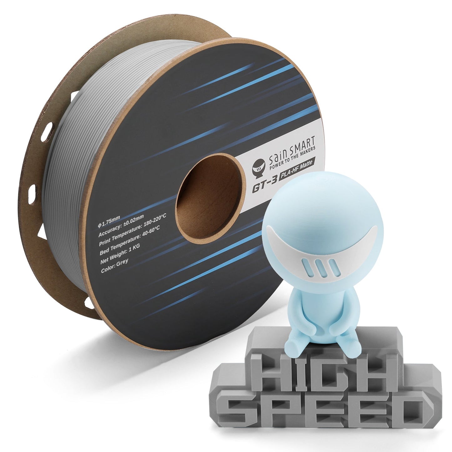 SainSmart - GT-3 High Speed Matte PLA Filament 1.75mm 1KG