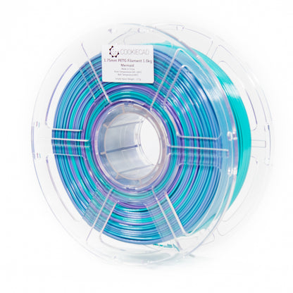 Cookiecad - Mermaid Tri-Color Gradient PETG Filament (1.75mm, 1kg)