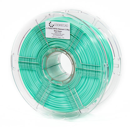 Cookiecad - Mint Green PETG Filament – 1.75mm (1kg)
