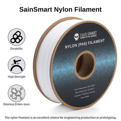 SainSmart - PA6 Nylon Filament 1.75mm 1KG High Strength