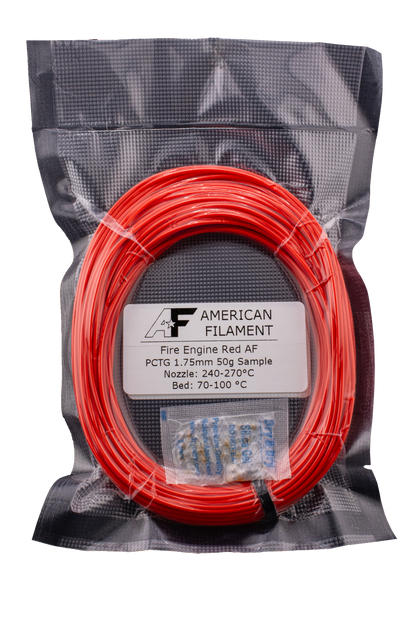 American Filament - Tough Professional PCTG Filament | Fire Engine Red, 1.75mm (1kg)