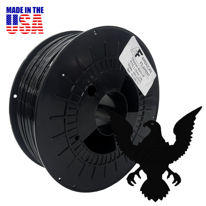 American Filament | Obsidian Black AF 1.75mm PCTG Filament Made in the USA!