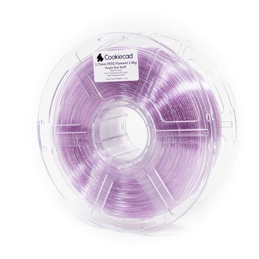 Cookiecad - PETG Purple Star Stuff PETG Filament 1.75mm, 1kg