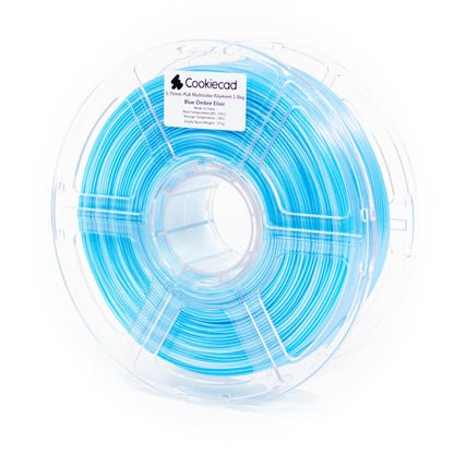 Cookiecad - Blue Ombré Elixir Gradient Shimmer PLA Filament (1.75mm, 1kg)