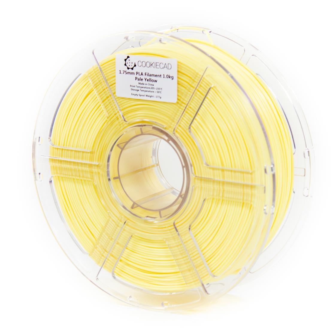Cookiecad - Pale Yellow PLA Filament (1.75mm, 1kg)