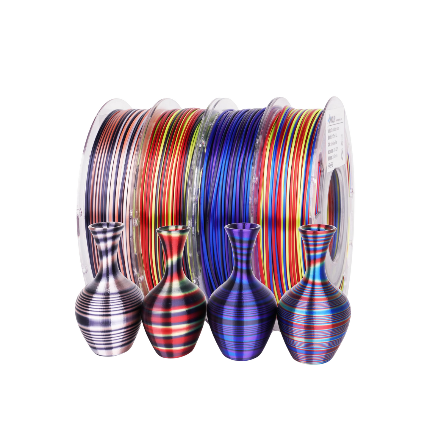 Amolen - PLA Silk S-Series Variety Pack (4x200g) - 1.75MM