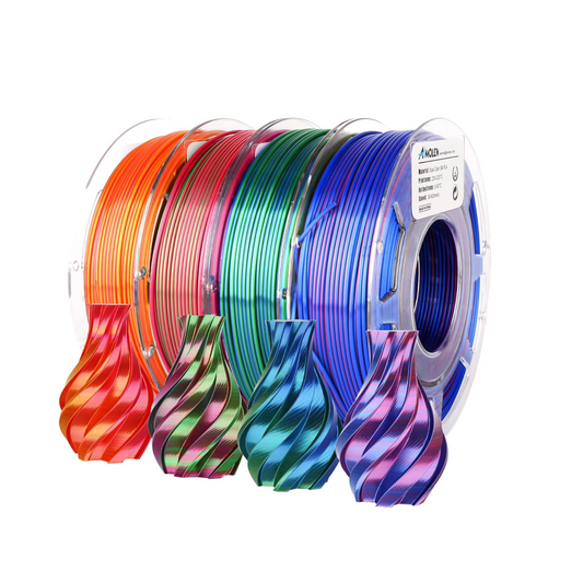 Amolen - PLA Silk Dual Color Variety Pack (4x200g) - 1.75MM