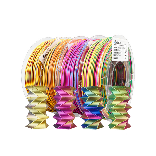 Amolen - PLA Silk Triple Color Variety Pack (4x200g) - 1.75MM