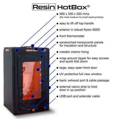 Wham Bam - Resin HotBox 3D Printer Enclosure