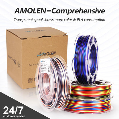 Amolen - PLA Silk S-Series Variety Pack (4x200g) - 1.75MM
