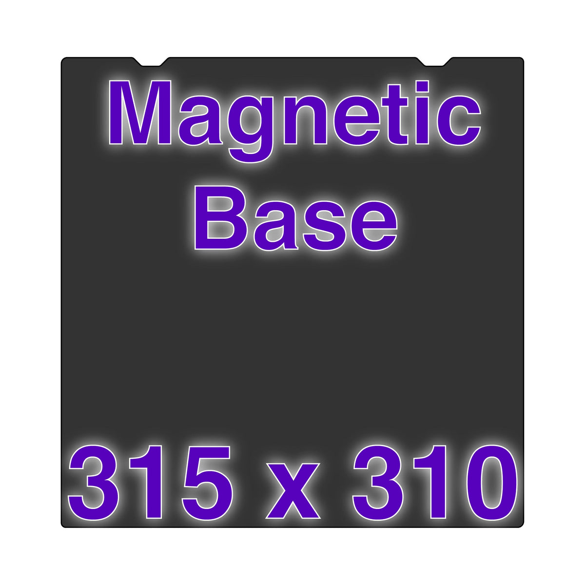 High-Temp Magnetic Base - 315 x 310 mm (Ender 3 S1 Plus, K1 Max, CR-10 Smart Pro)