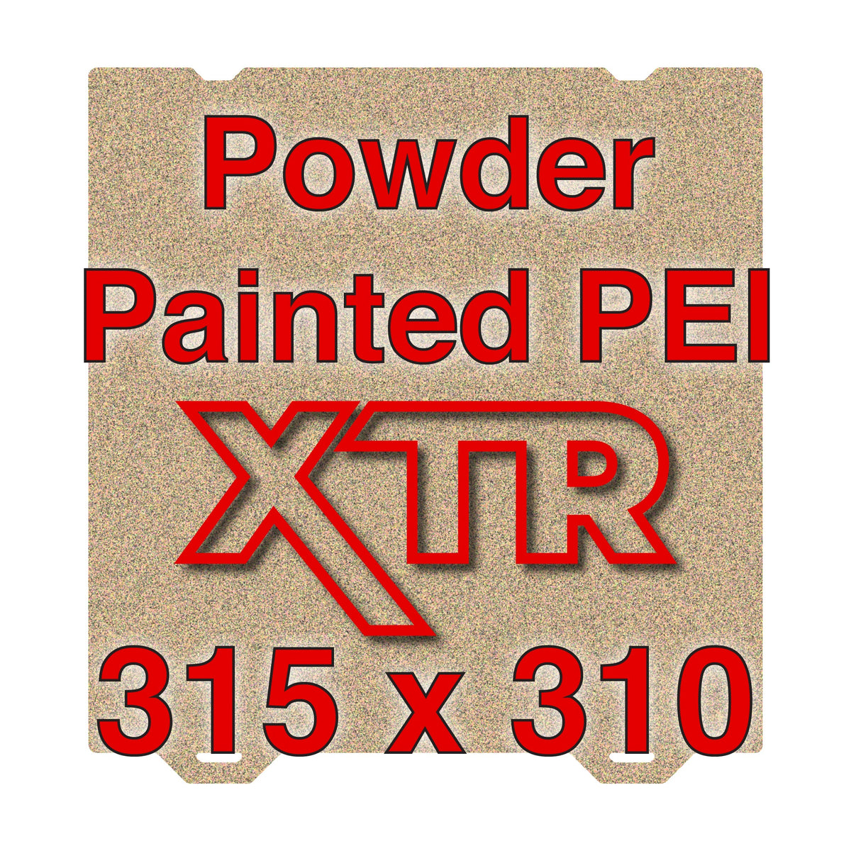 XTR Flexi Plate with Textured ULTEM PEI - Creality K1 Max (315 x 310 mm)