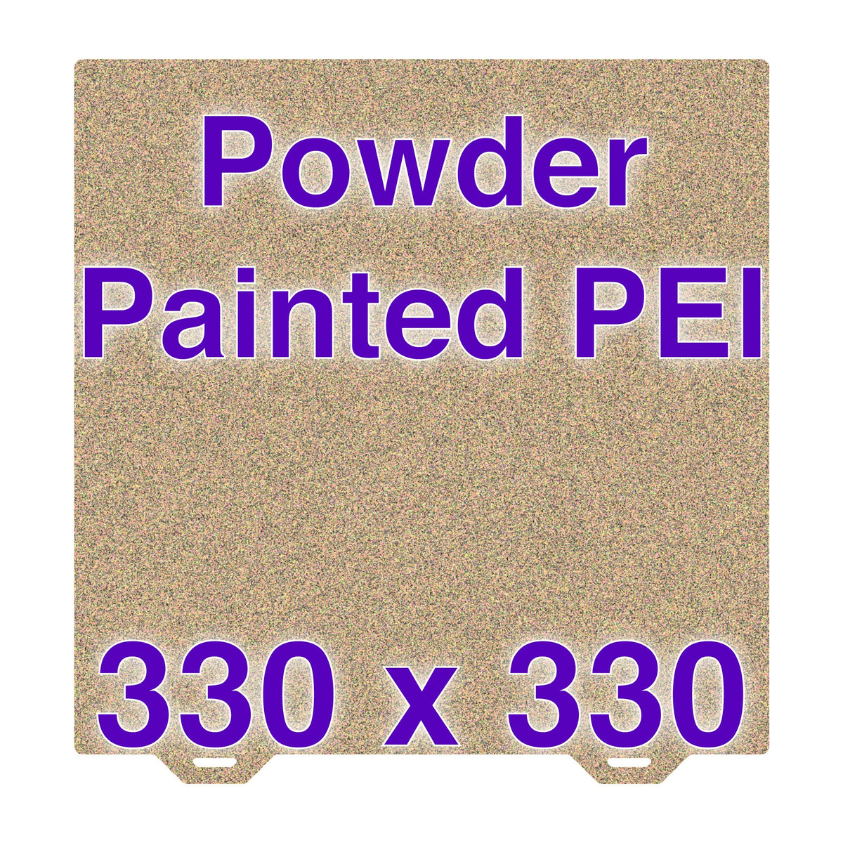 Flexi Plate with Textured ULTEM PEI - QIDI TECH X-Max 3 & Elegoo Neptune 3 Plus (330 x 330 mm)