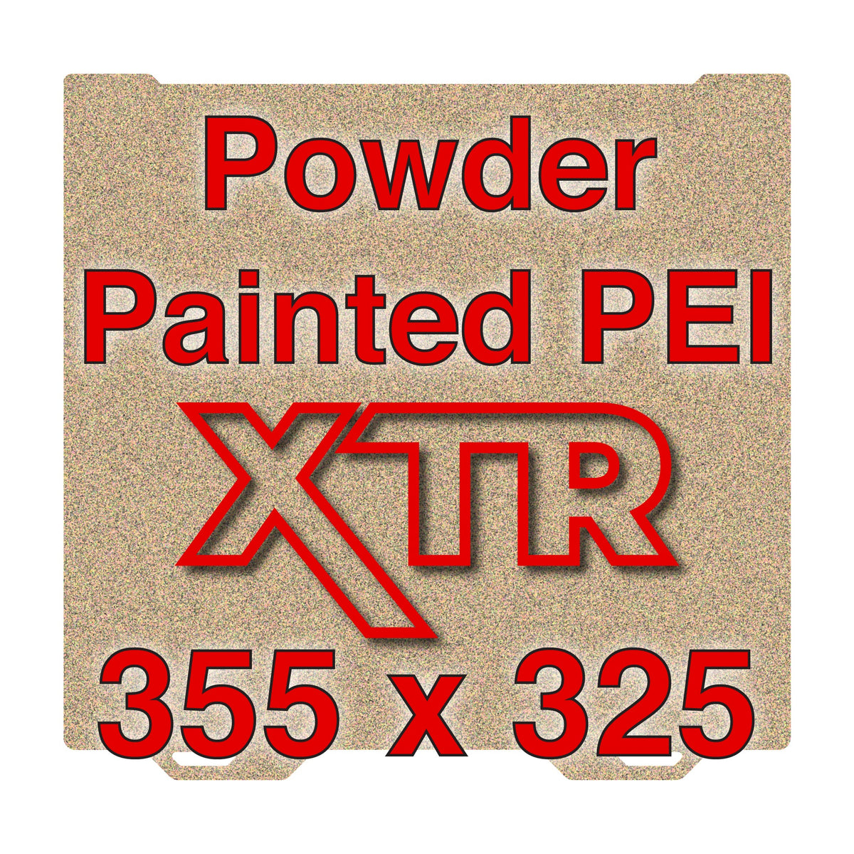 XTR Flexi Plate with Textured ULTEM PEI - Bambu Lab H2D - 355 x 325 mm