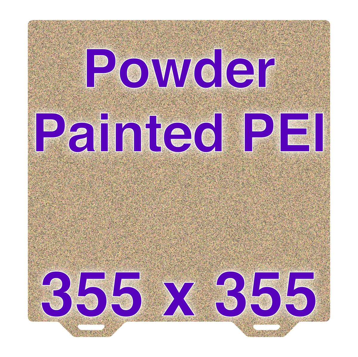 Flexi Plate with Textured ULTEM PEI for Sovol SV08 & Voron 350 - 355 x 355 mm