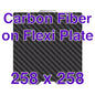 Flexi Plate with Carbon Fiber - Bambu Lab A1, X1, P1 Series - 258 x 258 mm