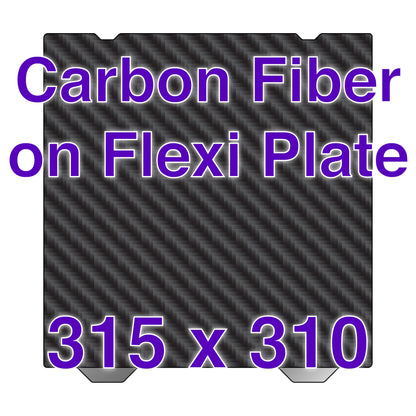 Flexi Plate with Carbon Fiber - Creality K1 Max / Ender 3 S1 Plus (315 x 310 mm)