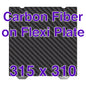 Flexi Plate with Carbon Fiber - Creality K1 Max / Ender 3 S1 Plus (315 x 310 mm)