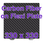 Flexi Plate with Carbon Fiber - Elegoo Neptune 3 & 4 Plus / QIDI X-Max 3 - 330 x 330 mm