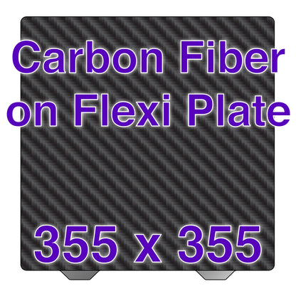 Flexi Plate with Carbon Fiber - Sovol SV08 / Voron 350 V2 (355 x 355 mm)